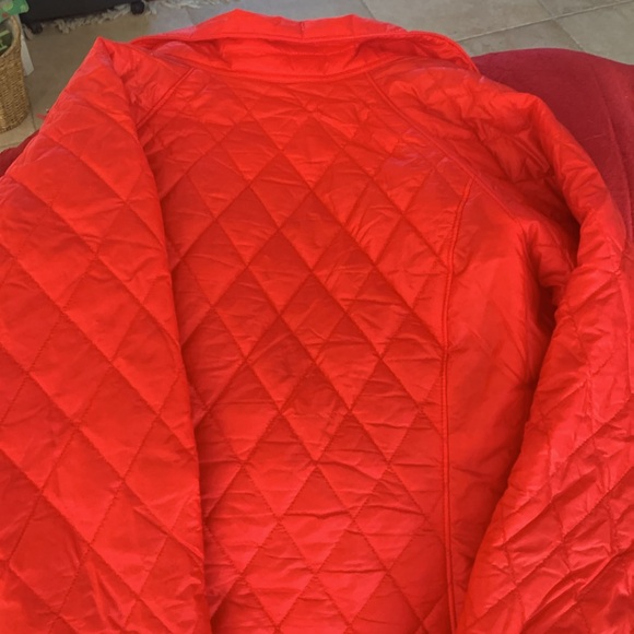 Columbia Jacket Quilted Red Thermal Heat Omni Heat Sz S - Picture 7 of 7